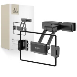 Suport auto tableta Tech-Protect V2, tetiera, extensibil, negru