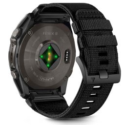 Curea Nylon Classic Garmin Fenix 5X 5X Plus 6X 6X Pro 7X 8 51 mm Black