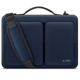 Geantă laptop Tech-Protect Defender Bag pentru 13-14 inch, protecție premium, bleumarin