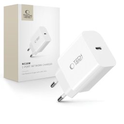Incarcator de retea NC20W 1x USB-C 3A 20W Alb