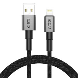 Cablu Tech Protect UltraBoost DNA Lightning 15W 2.4A 100cm Iron Grey