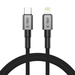 Cablu Tech Protect UltraBoost DNA Lightning PD27W 3A 100cm Iron Grey