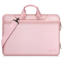 Geantă laptop Pocket Bag pentru 15-16 inch, design slim, transport ușor, roz