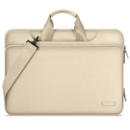 Husa 14 inch "Pocket compact transport", Eva, Bej - Look Subtire, Protectie De Incredere