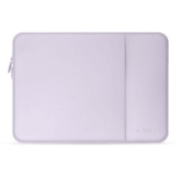 Husă laptop Tech-Protect Neopren pentru 14 inch, material elastic, protecție zilnică, mov mauve