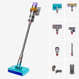 Aspirator vertical pentru aspirare uscată și spălare umedă Dyson V15s Detect Submarine