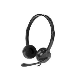 Casti Natec HEADSET CANARY WITH MICROPHONE BLACK