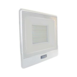Proiector LED cu senzor LED/50W/230V 4000K IP65 alb