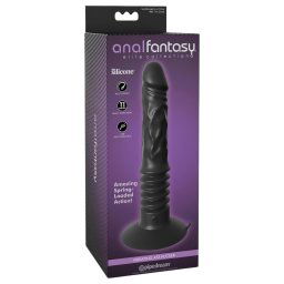Vibrator anal reîncărcabil - negru