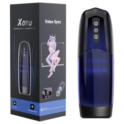Magic Motion Xone - masturbator inteligent - silicon albastru