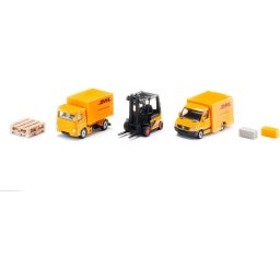 SIKU SUPER DHL logistics set, model vehicle