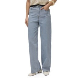 VERO MODA Jeans Vmkathy Shr Wide Wavy Seam Dnm J Yo36 10323235 BS000053 light blue denim