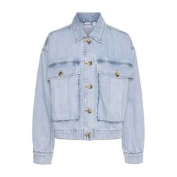 VERO MODA Geacă Vmsilka L/S Dnm Shacket Yo367 10323236 BS000053 light blue denim