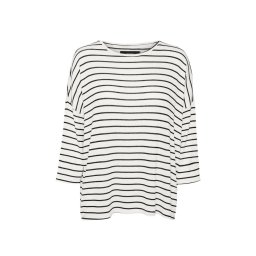 VERO MODA Tricotat Vmbrianna 3/4 Boo Rep 10277858 11-0602 TCX snow white