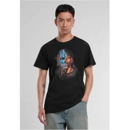 Half Face Tee black