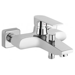 Baterie perete cada/dus Square, crom fara accesorii - BAQ1