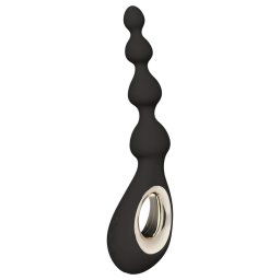 LELO Soraya Beads - vibrator anal reincărcabil, impermeabil (negru)