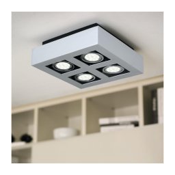 Plafonieră LED Eglo 91355 LOKE 1 4xGU10-LED/5W/230V