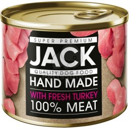Jack Super Premium conservă câini - curcan 200 g