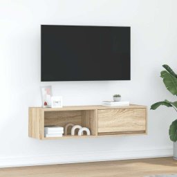Comoda TV, stejar sonoma, 100x31x25,5 cm, lemn prelucrat GartenMobel Dekor
