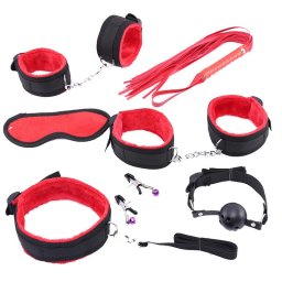 Set BDSM 7 pcs Red