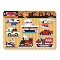 Puzzle Cu Sunete Vehicule Melissa And Doug