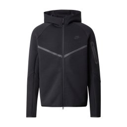 Nike Sportswear Hanorac 'Tech Fleece' gri închis / negru