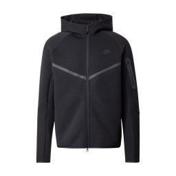 Nike Sportswear Hanorac 'Tech Fleece' gri închis / negru