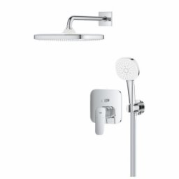 Set dus incastrat Grohe Cubeo 250, fara corp incastrat, crom lucios