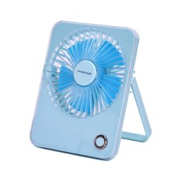 Ventilator reîncărcabil de masă Aigostar 5W/5V 3600mAh USB albastru