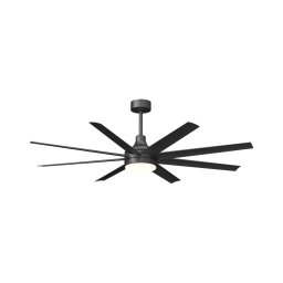 Ventilator LED dimabil de tavan Aigostar LED/24W/230V 2700-6500K 165 cm negru + telecomandă