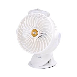 Ventilator reîncărcabil de buzunar Aigostar 2W/5V 2400mAh USB alb