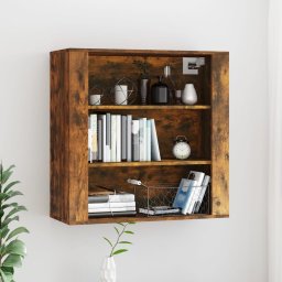 Dulap de perete, stejar fumuriu, 80x33x80 cm, lemn prelucrat GartenMobel Dekor