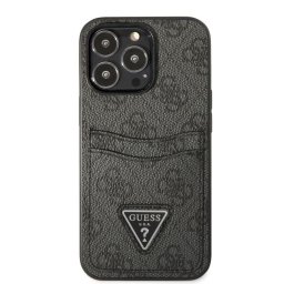 Husa Guess Husa 4G Saffiano Double Card iPhone 13 Pro Negru