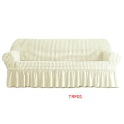 Huse Elastice Creponate Cu Volan Pt Canapele 185-220cm Cod TRF01