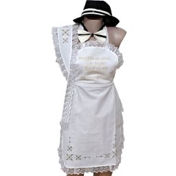 Set dezgătit mireasă-mire, model Personalizat alb 4 piese - Zile Fripte - bentiță - ODIS501003