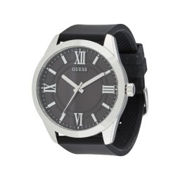 GUESS Ceas analogic 'Elliot' negru / argintiu