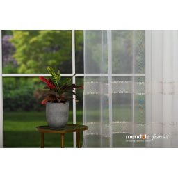 PERDEA CU REJANSA MENDOLA MARIE ALB-AURIU T01