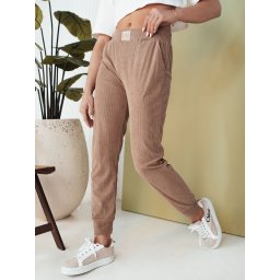 Pantaloni de trening pentru femei BRINAT cămilă