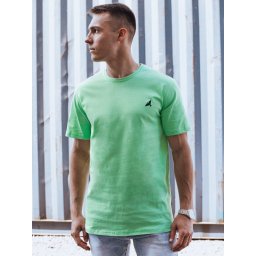 Tricou bărbătesc de culoarea mentă cu etichetă