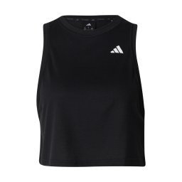ADIDAS PERFORMANCE Sport top negru / alb