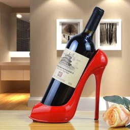 Suport Vin Diva Heel Rosu