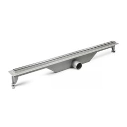Set PROMO rigola dus Besco Virgo Slim cu grila crom periat 70 cm -BSCOL-70-VS