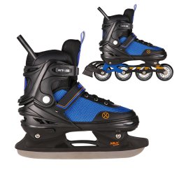 Role Patine 2IN1 Nils Extreme NH18188A, Negru Oranj
