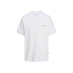 JACK & JONES T-Shirt Jorboston Photo Tee Ss Crew Neck 12272978 11-0601 TCX bright white