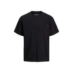 JACK & JONES T-Shirt Jcoconcrete Pocket Tee Ss Crew Neck 12273073 C-N10 black