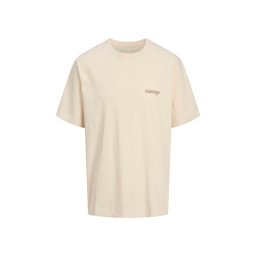 JACK & JONES T-Shirt Jorboston Photo Tee Ss Crew Neck 12272978 11-0105 TCX antique white