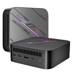 Mini PC Blackview MP100 Negru, AMD 5825U, pana la 4.3GHz, 16GB DDR4, 1TB SSD, Windows 11 Home, Wifi 6, 4K 144Hz UHD