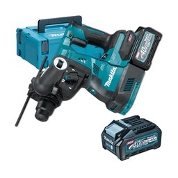 Makita - HR003GM201 XGT - Rotopercutor SDS-Plus cu 2 acumulatori, Li-Ion, 40 V, 4 Ah, 2.8 J, valiza speciala