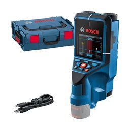 Bosch - D-Tect 200 C - Detector de metale fara acumulatori si incarcator, Li-Ion, 12 V, -Ah, 200 mm, valiza speciala